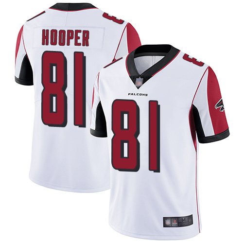Atlanta Falcons Limited White Men Austin Hooper Road Jersey NFL Football #81 Vapor Untouchable->youth nfl jersey->Youth Jersey